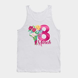 International women's day, 8th March Tank Top